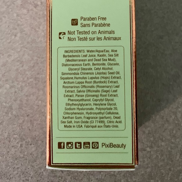 New Pixi Skintreats Glow Mud Mask Deep Purifying Mask 15 min Facial - Picture 5 of 12